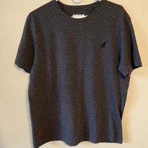 Mens Kangol Gray Basic T-Shirt